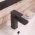 Delphi Edge Matt Black Mono Basin Mixer Tap (inc Press Top Waste) | Thumbnail Image