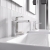 Delphi Edge Chrome Mono Basin Mixer Tap (inc Press Top Waste) | Thumbnail Image