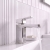 Delphi Edge Chrome Mini Mono Basin Mixer Tap (inc Press Top Waste) | Thumbnail Image