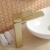 Delphi Edge Brushed Brass Tall Mono Basin Mixer Tap | Thumbnail Image