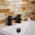 Delphi Edge Matt Black Deck Mounted Bath Filler Tap | Thumbnail Image