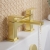 Delphi Edge Brushed Brass Deck Mounted Bath Filler Tap | Thumbnail Image