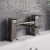 Delphi Edge Brushed Pewter Deck Mounted Bath Filler Tap | Thumbnail Image