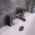Delphi Edge Brushed Pewter Deck Mounted Bath Filler Tap | Thumbnail Image