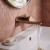 Delphi Edge Brushed Bronze 2-Hole Wall Mounted Basin Mixer Tap (inc Backplate) | Thumbnail Image