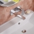 Delphi Edge Chrome 2-Hole Wall Mounted Basin Mixer Tap (inc Backplate) | Thumbnail Image