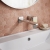Delphi Edge Chrome 2-Hole Wall Mounted Basin Mixer Tap | Thumbnail Image