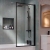 Delphi Elements Matt Black Framed Bath Screen 1430mm x 790mm - 6mm Glass | Thumbnail Image