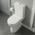 Delphi Elise Extended Height Close Coupled Toilet (inc Soft Close Seat) | Thumbnail Image