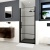 Delphi Factor Matt Black 8mm Easy-Clean Hinged Shower Door (1900mm High) | Thumbnail Image