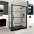 Delphi Factor Matt Black 8mm Easy-Clean Sliding Shower Door (1900mm High) | Thumbnail Image