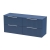 Delphi Focus 1200mm 4-Drawer Wall Hung Fluted Countertop Vanity Unit | Thumbnail Image