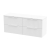 Delphi Focus 1200mm 4-Drawer Wall Hung Fluted Countertop Vanity Unit | Thumbnail Image