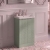 Delphi Focus 500mm 2-Door Floor Standing Fluted Vanity Unit (inc Basin) | Thumbnail Image