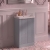 Delphi Focus 500mm 2-Door Floor Standing Fluted Vanity Unit (inc Basin) | Thumbnail Image