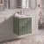 Delphi Focus 500mm 2-Drawer Wall Hung Fluted Vanity Unit (inc Basin) | Thumbnail Image