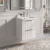 Delphi Focus 500mm 2-Drawer Wall Hung Fluted Vanity Unit (inc Basin) | Thumbnail Image