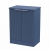 Delphi Focus 600mm 2-Door Floor Standing Fluted Countertop Vanity Unit | Thumbnail Image