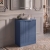 Delphi Focus 600mm 2-Door Floor Standing Fluted Countertop Vanity Unit | Thumbnail Image