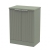 Delphi Focus 600mm 2-Door Floor Standing Fluted Countertop Vanity Unit | Thumbnail Image