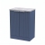 Delphi Focus 600mm 2-Door Floor Standing Premium Fluted Countertop Vanity Unit | Thumbnail Image