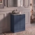 Delphi Focus 600mm 2-Door Floor Standing Premium Fluted Countertop Vanity Unit | Thumbnail Image