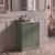 Delphi Focus 600mm 2-Door Floor Standing Premium Fluted Countertop Vanity Unit | Thumbnail Image