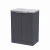 Delphi Focus 600mm 2-Door Floor Standing Premium Fluted Countertop Vanity Unit | Thumbnail Image