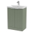 Delphi Focus 600mm 2-Door Floor Standing Fluted Vanity Unit (inc Basin) | Thumbnail Image
