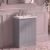 Delphi Focus 600mm 2-Door Floor Standing Fluted Vanity Unit (inc Basin) | Thumbnail Image