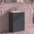 Delphi Focus 600mm 2-Door Floor Standing Fluted Vanity Unit (inc Basin) | Thumbnail Image