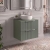 Delphi Focus 600mm 2-Drawer Wall Hung Fluted Countertop Vanity Unit | Thumbnail Image