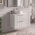 Delphi Focus 600mm 2-Drawer Wall Hung Fluted Countertop Vanity Unit | Thumbnail Image