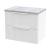 Delphi Focus 600mm 2-Drawer Wall Hung Premium Fluted Countertop Vanity Unit | Thumbnail Image