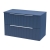 Delphi Focus 800mm 2-Drawer Wall Hung Fluted Countertop Vanity Unit | Thumbnail Image
