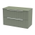 Delphi Focus 800mm 2-Drawer Wall Hung Fluted Countertop Vanity Unit | Thumbnail Image