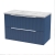 Delphi Focus 800mm 2-Drawer Wall Hung Premium Fluted Countertop Vanity Unit | Thumbnail Image
