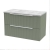 Delphi Focus 800mm 2-Drawer Wall Hung Premium Fluted Countertop Vanity Unit | Thumbnail Image