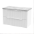 Delphi Focus 800mm 2-Drawer Wall Hung Premium Fluted Countertop Vanity Unit | Thumbnail Image