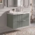 Delphi Focus 800mm 2-Drawer Wall Hung Fluted Vanity Unit (inc Basin) | Thumbnail Image