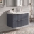 Delphi Focus 800mm 2-Drawer Wall Hung Fluted Vanity Unit (inc Basin) | Thumbnail Image
