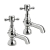Delphi Fenton Bath Taps Pair - Chrome