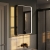 Delphi Genoa Black Inset Framed LED Touch Sensor Bathroom Mirror 700mm x 500mm | Thumbnail Image