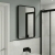 Delphi Genoa Black Inset Framed Standard Bathroom Mirror 700mm x 500mm | Thumbnail Image
