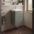 Delphi Glade 400mm 1-Door Wall Hung Cloakroom Vanity Unit (inc Basin) | Thumbnail Image