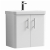 Delphi Glade 600mm 2-Door Wall Hung Cloakroom Vanity Unit (inc Basin) | Thumbnail Image