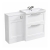 Delphi Grange Satin White 1300mm 2-Drawer Waterproof Bathroom Furniture Combination Unit | Thumbnail Image