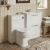 Delphi Grange Satin White 1300mm 2-Drawer Waterproof Bathroom Furniture Combination Unit | Thumbnail Image