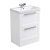 Delphi Grange Satin White 600mm 2-Drawer Floor Standing Vanity Unit with Basin | Thumbnail Image