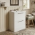 Delphi Grange Satin White 800mm 2-Drawer Floor Standing Vanity Unit with Basin | Thumbnail Image